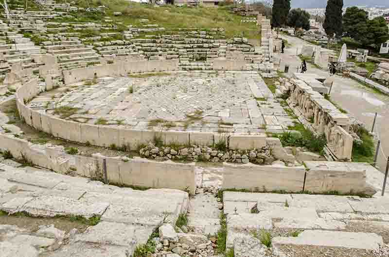 42 - Grecia - Atenas - La Acropolis - Teatro de Dionisio